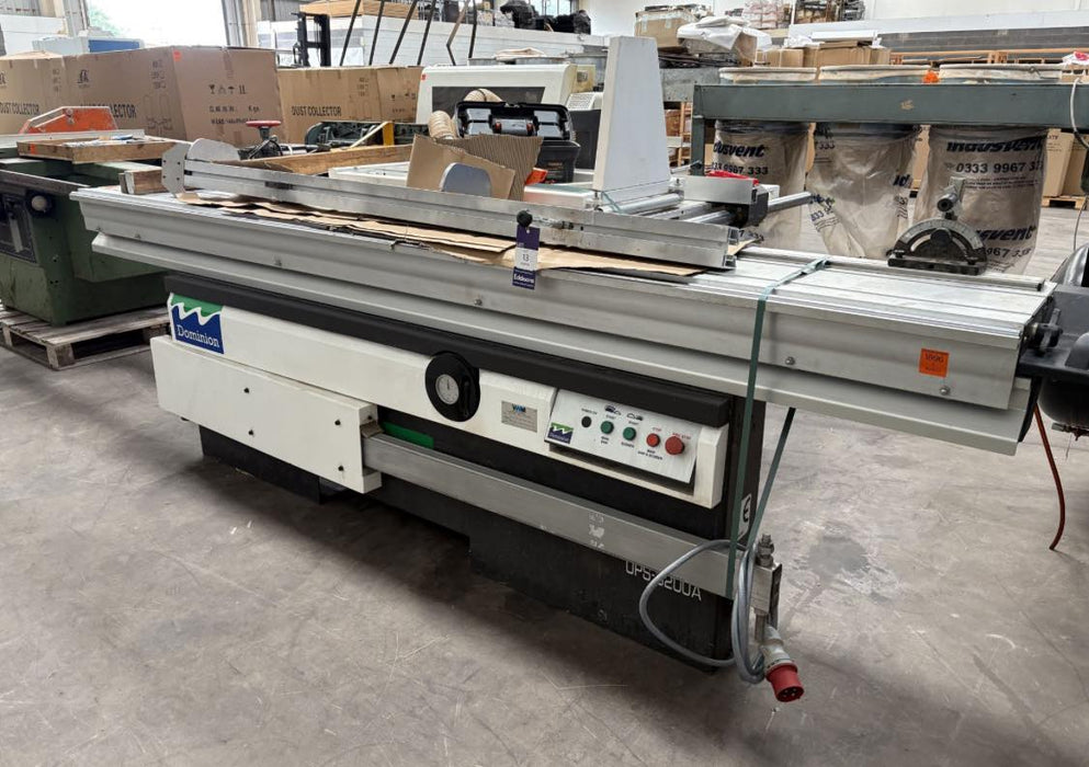 DOMINION UPS SLIDING PANEL SAW